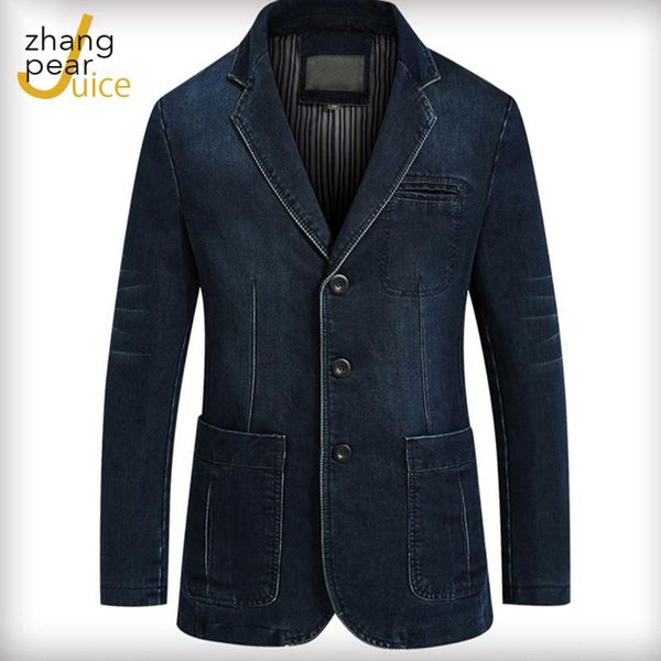 men's suits & blazers retro blazer jacket blue jeans denim long sleeve casual coat, White;black
men's suits & blazers retro blazer jacket blue jeans denim long sleeve casual coat, White;black