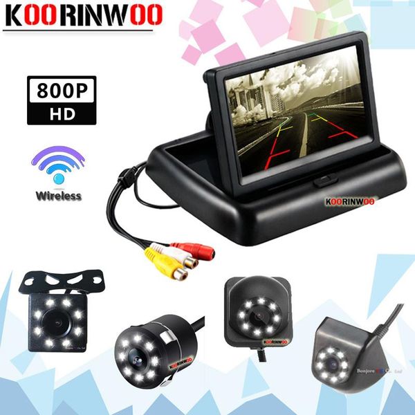 car rear view cameras& parking sensors koorinwoo wireless foldable screen with rearview camera night vision 8 led lights wide angle backligh
car rear view cameras& parking sensors koorinwoo wireless foldable screen with rearview camera night vision 8 led lights wide angle backligh