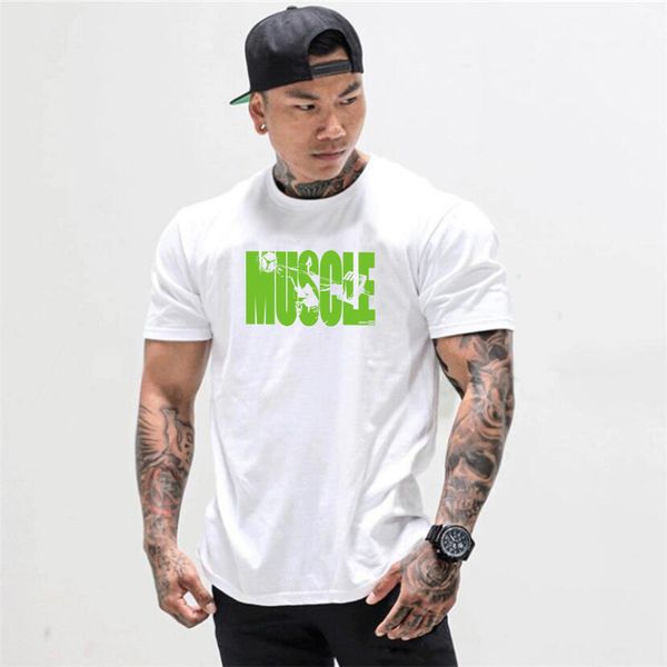 muscle guys summer new mens gyms t shirt fitness bodybuilding fashion male short cotton clothing brand tee 210421, White;black
muscle guys summer new mens gyms t shirt fitness bodybuilding fashion male short cotton clothing brand tee 210421, White;black