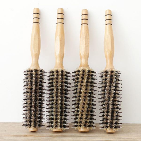 barber salon boar bristles hair round brush professional hairdressing comb styling wood brushes, Silver
barber salon boar bristles hair round brush professional hairdressing comb styling wood brushes, Silver