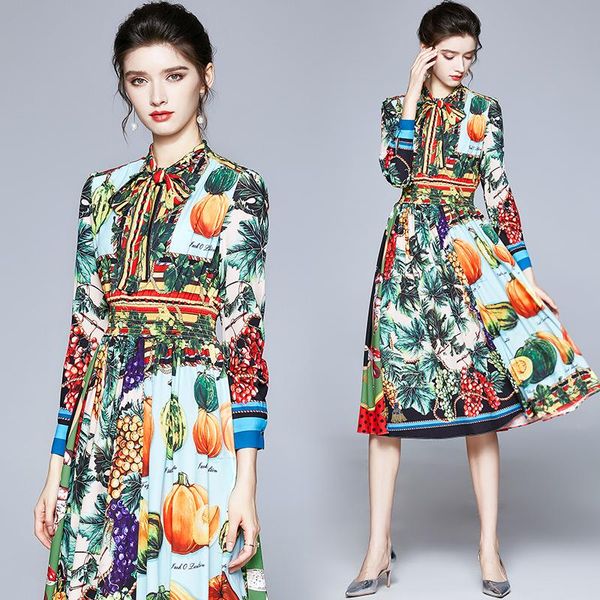 elastic waist woman dress vintage print knee-length women fashion vestido de mujer quality plus size clothing for autumn casual dresses, Black;gray
elastic waist woman dress vintage print knee-length women fashion vestido de mujer quality plus size clothing for autumn casual dresses, Black;gray