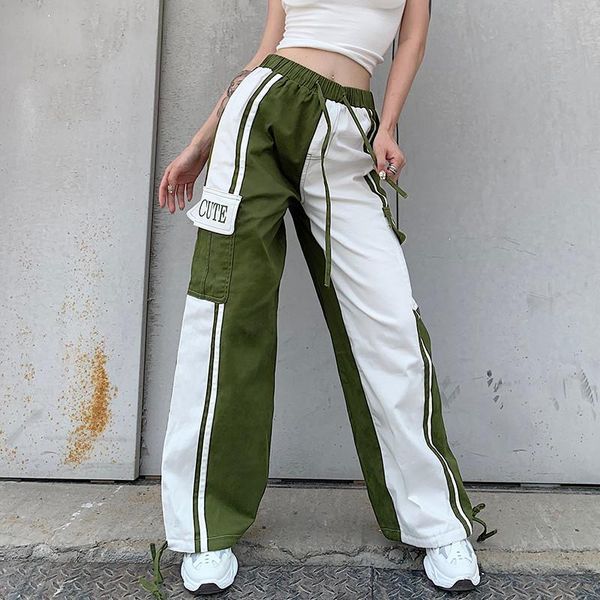 fashion women csual loose color block trousers adults high waist ankle-tied pants with pockets drawstring women's & capris, Black;white
fashion women csual loose color block trousers adults high waist ankle-tied pants with pockets drawstring women's & capris, Black;white