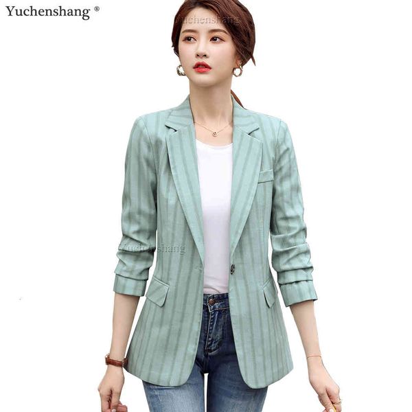 women's suits & blazers fashion design blazer jacket women new arrival green pink yellow striped coat for office lady size s-4x, White;black
women's suits & blazers fashion design blazer jacket women new arrival green pink yellow striped coat for office lady size s-4x, White;black