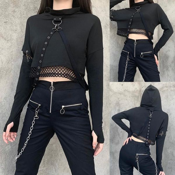high street hoodies women gothic punk black sweatshirts female chain mesh hollow out short sweatshirt women's &
high street hoodies women gothic punk black sweatshirts female chain mesh hollow out short sweatshirt women's &
