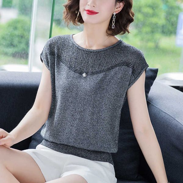 glitter o neck knit oversize sweater shinny chic women sweaters and pullovers summer thin bling lurex slim baisc sweater 210604, White;black
glitter o neck knit oversize sweater shinny chic women sweaters and pullovers summer thin bling lurex slim baisc sweater 210604, White;black