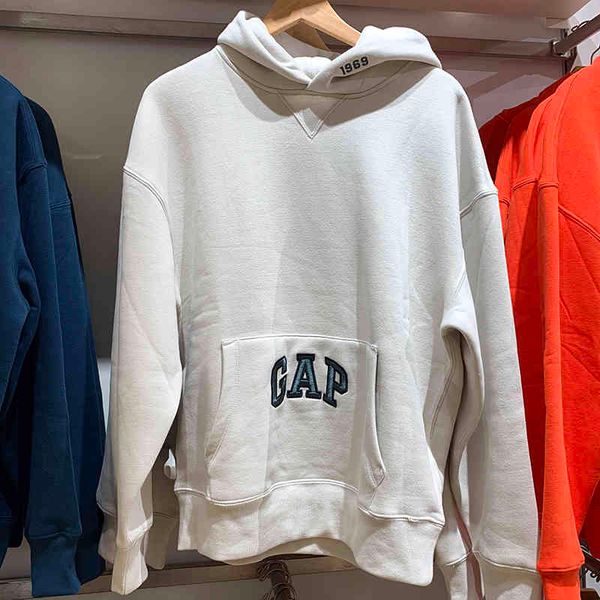 brand hoodie gap 1969 men's autumn embroidery pullover hooded thin velvet sweater, Black
brand hoodie gap 1969 men's autumn embroidery pullover hooded thin velvet sweater, Black
