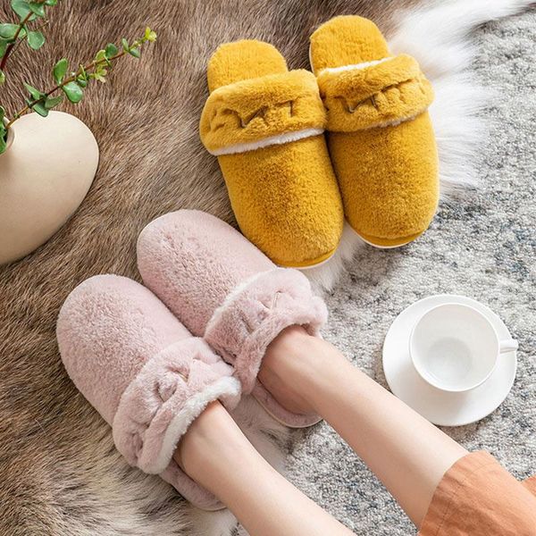 women winter home slippers ladies non-slip warm indoors floor shoes woman short plush female slip-on two-wear footwear, Black
women winter home slippers ladies non-slip warm indoors floor shoes woman short plush female slip-on two-wear footwear, Black