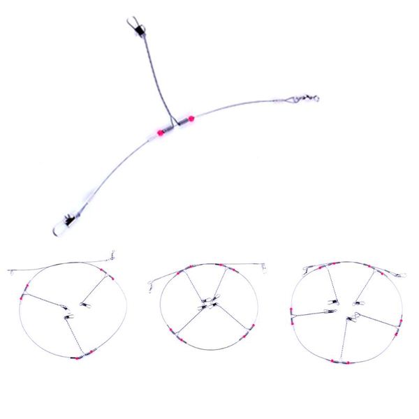 10pcs stainless steel fishing rigs wire leader rope line swivel string hooks bracket tackle accessories
10pcs stainless steel fishing rigs wire leader rope line swivel string hooks bracket tackle accessories