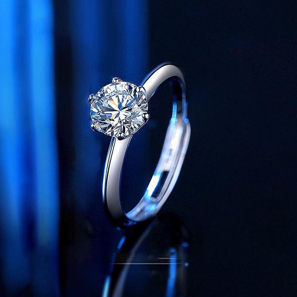 cluster rings white moissanite ring 925 silver 1ct 2ct 60points diamond adjustable opening for women wedding party classic crown jewelry, Golden;silver
cluster rings white moissanite ring 925 silver 1ct 2ct 60points diamond adjustable opening for women wedding party classic crown jewelry, Golden;silver