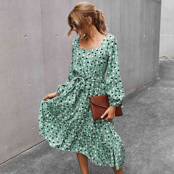 jumpsuit long green vintage women elegant dot print full sleeve swing ruffles mid-calf spring/autumn es vestidos, Black;white
jumpsuit long green vintage women elegant dot print full sleeve swing ruffles mid-calf spring/autumn es vestidos, Black;white