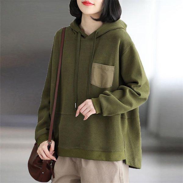 women's hoodies & sweatshirts 2021pure cotton hoodie oversize spring autumn the long sleeve pocket drawstring korean solid color pullov, Black
women's hoodies & sweatshirts 2021pure cotton hoodie oversize spring autumn the long sleeve pocket drawstring korean solid color pullov, Black