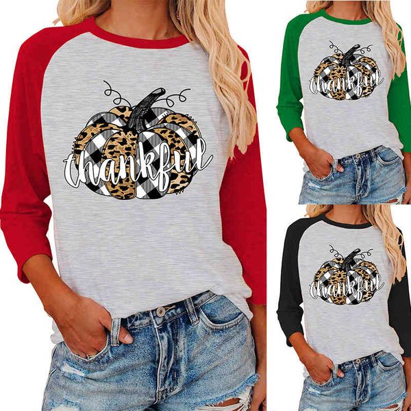 women's t-shirt thankful thanksgiving patchwork womens t-shirts summer loose 3 colors women designer three of four sleeve casual tees, White
women's t-shirt thankful thanksgiving patchwork womens t-shirts summer loose 3 colors women designer three of four sleeve casual tees, White