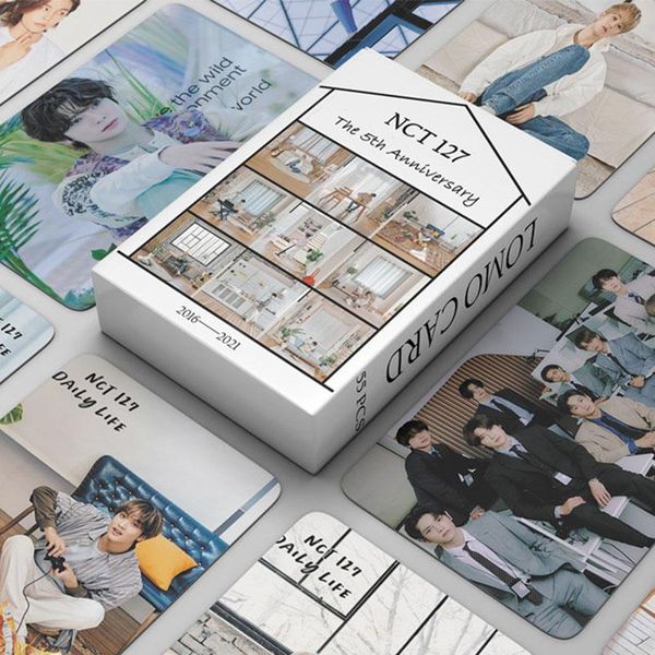 party favor 55 pcs/set kpop nct127 5th anniversary lomo card mark fan collection gifts decorative
party favor 55 pcs/set kpop nct127 5th anniversary lomo card mark fan collection gifts decorative