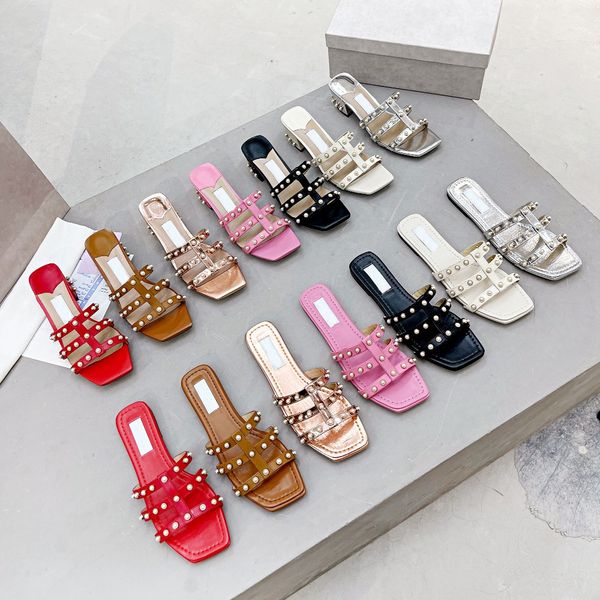 2021 lastest summer women slippers cowskin with exquisite pearl t-strap flat soled shoes fashion outdoor beach party ladies slides sandals, Black
2021 lastest summer women slippers cowskin with exquisite pearl t-strap flat soled shoes fashion outdoor beach party ladies slides sandals, Black