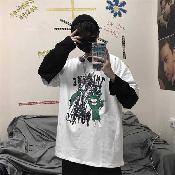 men's t-shirts japo t-shirt do primavera marca hip-hopsummer tee falso duas peas de manga longa dos homens t camisa kte5, White;black
men's t-shirts japo t-shirt do primavera marca hip-hopsummer tee falso duas peas de manga longa dos homens t camisa kte5, White;black