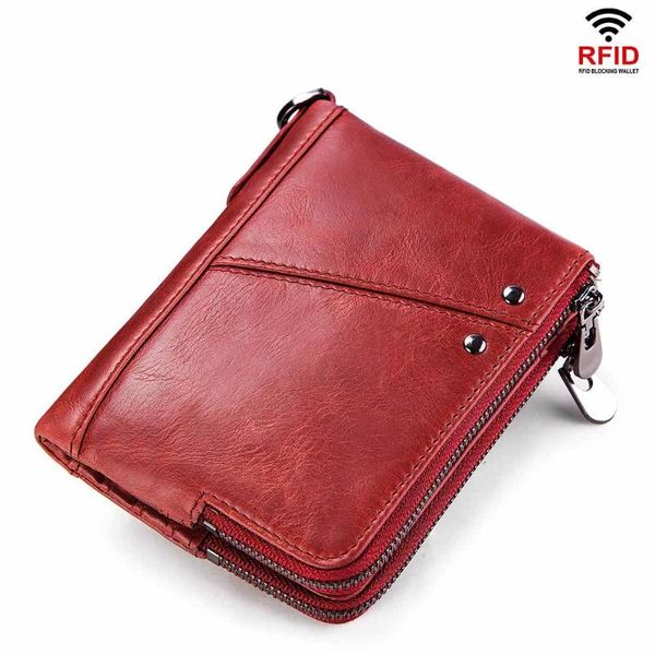 wallets 2021 fashion genuine leather rfid women wallet vintage shortpurses coin pocket short zipper mini brand money bag, Red;black
wallets 2021 fashion genuine leather rfid women wallet vintage shortpurses coin pocket short zipper mini brand money bag, Red;black