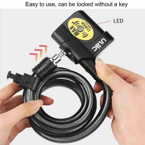 bike locks bicycle anti-theft lock electronic alarm cycling 110db loud cable mtb road safe wire
bike locks bicycle anti-theft lock electronic alarm cycling 110db loud cable mtb road safe wire