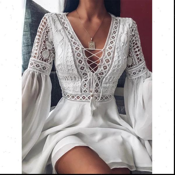 midi night club womens dresses lace v neck mini slim summer flare sleeve chiffon elegant women hollow out party, Black;gray
midi night club womens dresses lace v neck mini slim summer flare sleeve chiffon elegant women hollow out party, Black;gray