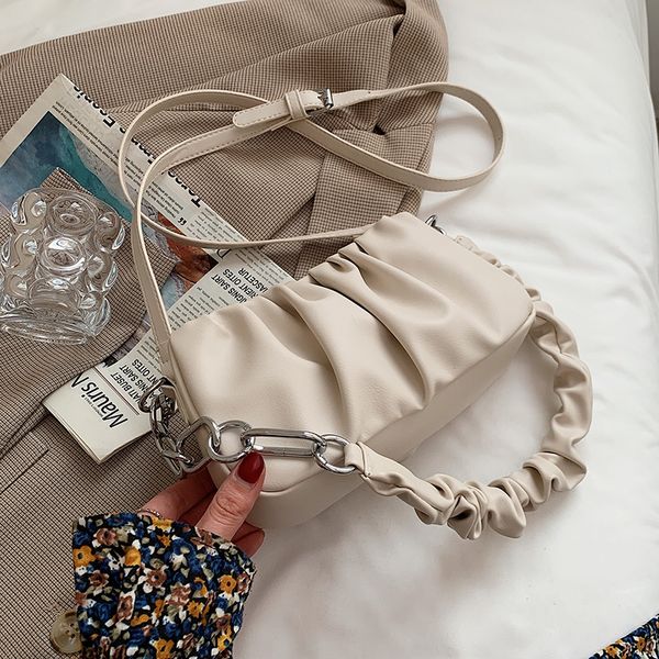 folds thick chain pu leather small crossbody shoulder bags for women 2021 summer trend female ed handbags and purses l003
folds thick chain pu leather small crossbody shoulder bags for women 2021 summer trend female ed handbags and purses l003