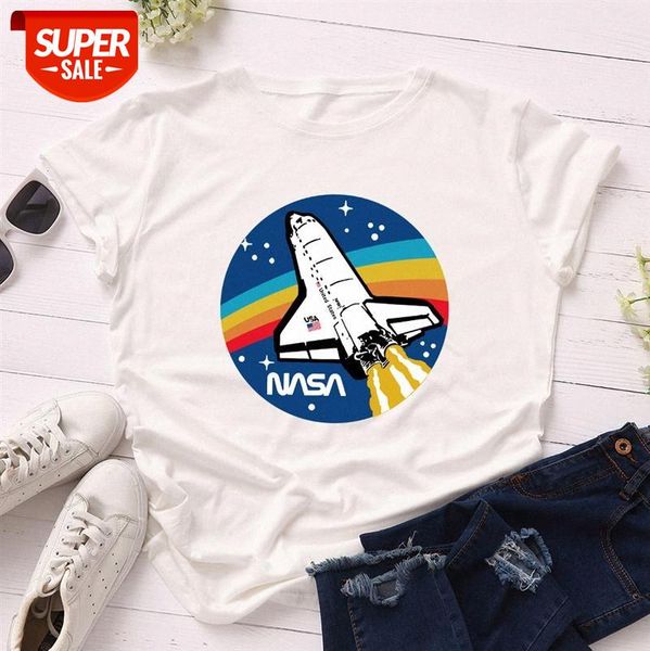 spot european and american women's loose round neck short-sleeved creative spaceship t-shirt #ik4i, White
spot european and american women's loose round neck short-sleeved creative spaceship t-shirt #ik4i, White