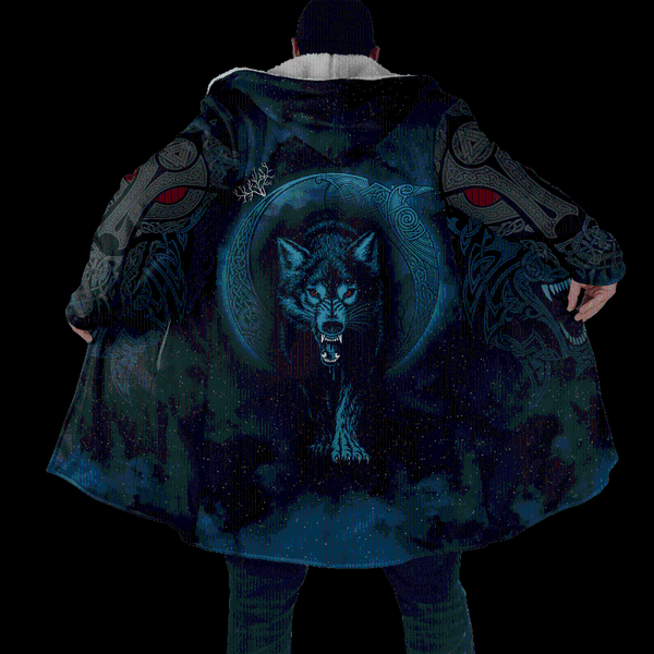 men's wool & blends winter fashion mens hooded cloak viking tattoo wolf 3d printing thick fleece wind breaker casual warm hood dp04, Black
men's wool & blends winter fashion mens hooded cloak viking tattoo wolf 3d printing thick fleece wind breaker casual warm hood dp04, Black