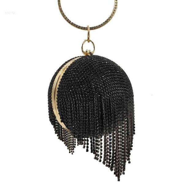 boutique de fgg rhinestone tassel round ball purse women black crystal clutch bags evening party cocktail wristlets handbags
boutique de fgg rhinestone tassel round ball purse women black crystal clutch bags evening party cocktail wristlets handbags