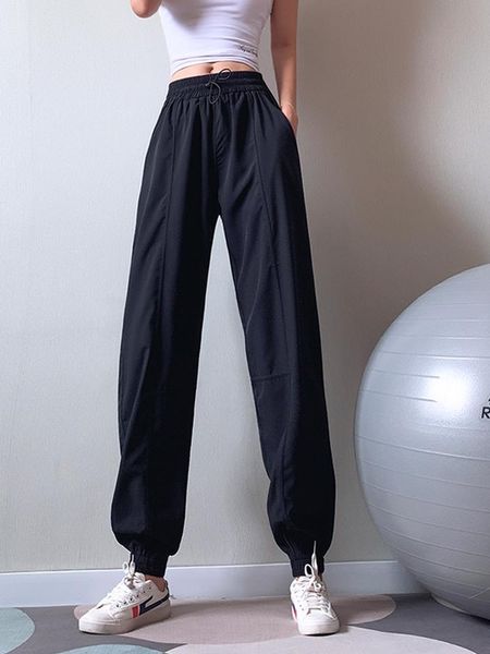 yoga outfits casual sports pants high waist loose quick-drying running fitness all-match trousers for women, White;red
yoga outfits casual sports pants high waist loose quick-drying running fitness all-match trousers for women, White;red