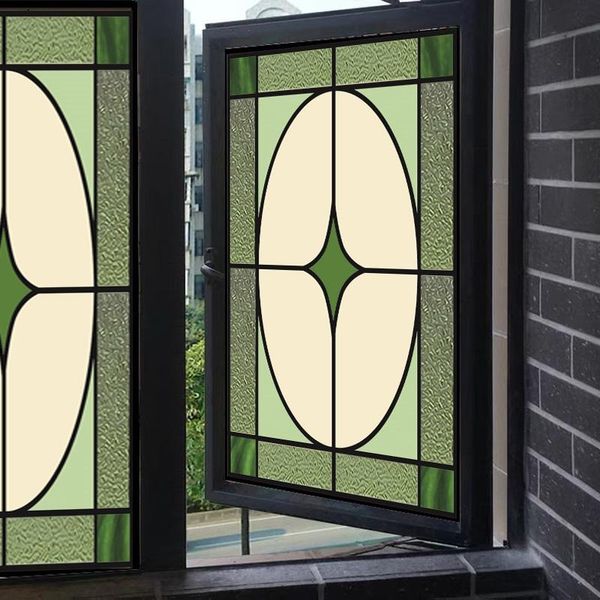 window stickers custom size stained glass film non-adhesive electrostatic cling vintage retro sticker for bathroom balcony
window stickers custom size stained glass film non-adhesive electrostatic cling vintage retro sticker for bathroom balcony
