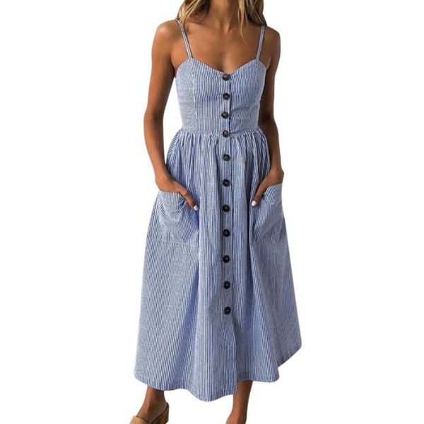 simple striped printed dresses for girls women sleeveless v-neck buttons princess dress lady strapless long party #lr3 casual, Black;gray
simple striped printed dresses for girls women sleeveless v-neck buttons princess dress lady strapless long party #lr3 casual, Black;gray