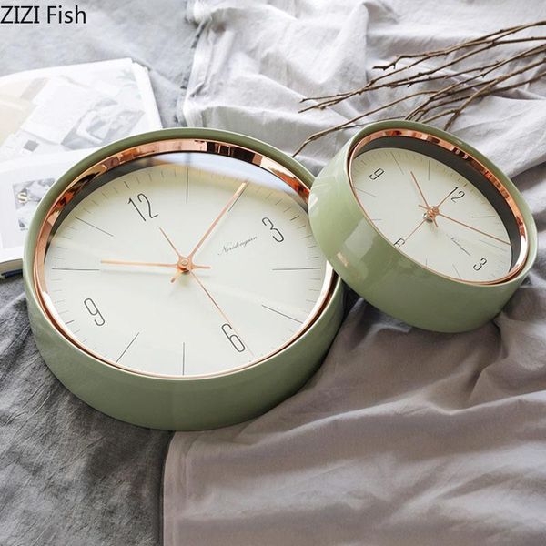 modern decor wall clocks silent sweep needle hanging clock brief metal timepiece decorations living room ornament
modern decor wall clocks silent sweep needle hanging clock brief metal timepiece decorations living room ornament