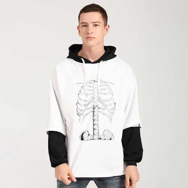 men's hoodies & sweatshirts spring autumn clothes for men skeleton graphics print harajuku spliced pullover oversize fashion swe, Black
men's hoodies & sweatshirts spring autumn clothes for men skeleton graphics print harajuku spliced pullover oversize fashion swe, Black