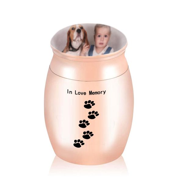 metal cremation urn pendant, ashes jar engraved with dog paw prints, personalized ps can be placed to commemorate pets, and a variety of col, Silver
metal cremation urn pendant, ashes jar engraved with dog paw prints, personalized ps can be placed to commemorate pets, and a variety of col, Silver