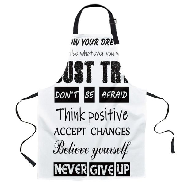 aprons positive energy white printed kitchen cooking baking canvas sleeveless for women man kids home delantal cocina
aprons positive energy white printed kitchen cooking baking canvas sleeveless for women man kids home delantal cocina