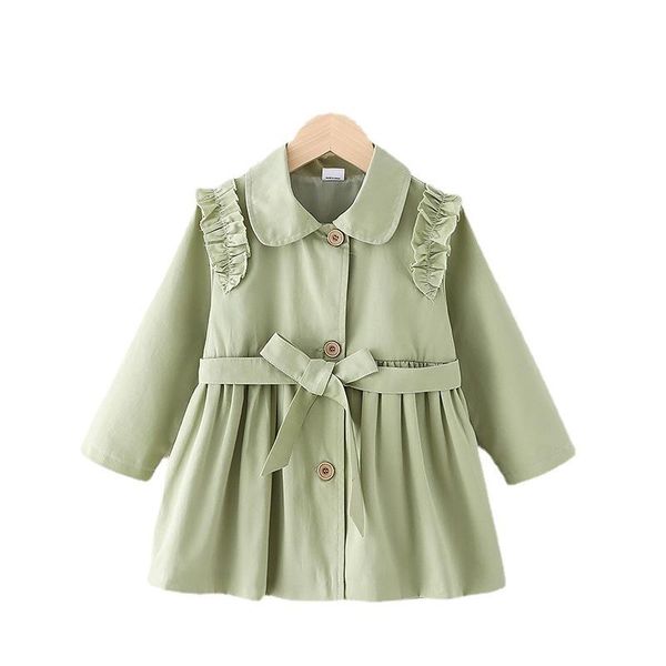 coat girls windbreaker spring autumn childrens long-sleeve korean lapel belt long toddler trench born, Blue;gray
coat girls windbreaker spring autumn childrens long-sleeve korean lapel belt long toddler trench born, Blue;gray