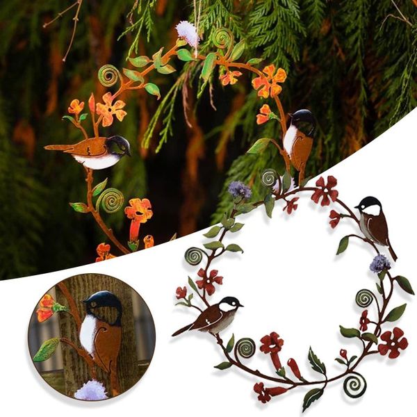 decorative flowers & wreaths chickadees wreath wall art metal birds innovative home garden decor for indoor outdoor k888
decorative flowers & wreaths chickadees wreath wall art metal birds innovative home garden decor for indoor outdoor k888