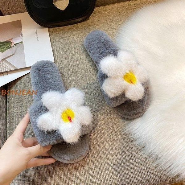women fuzzy slippers indoor winter ladies cute flowers slipper casual comfortable flat flip flops bedroom female shoes, Black
women fuzzy slippers indoor winter ladies cute flowers slipper casual comfortable flat flip flops bedroom female shoes, Black