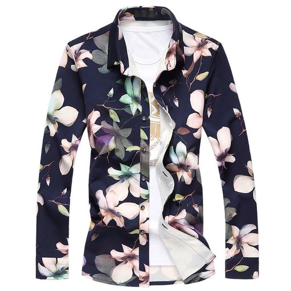 men's men floral long sleeve flower shirt nice spring new hawaiian slim fit man casual plus size comfortable dress shirts 7xl, White;black
men's men floral long sleeve flower shirt nice spring new hawaiian slim fit man casual plus size comfortable dress shirts 7xl, White;black