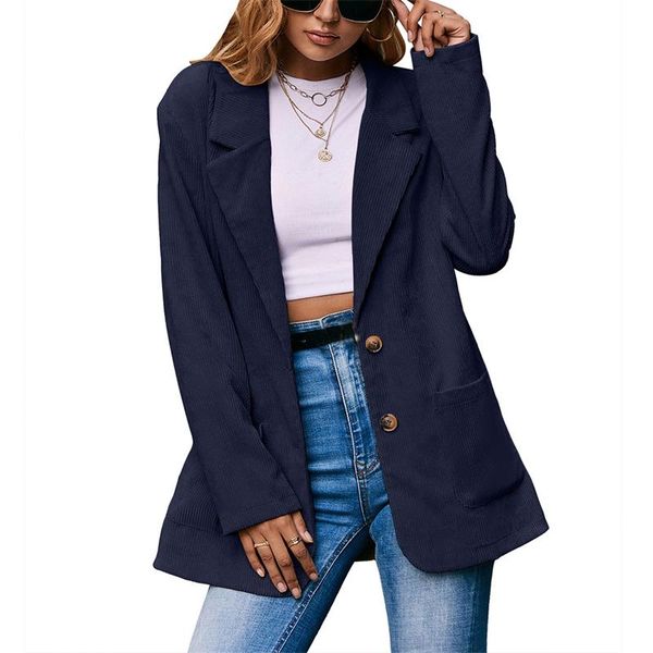 women's suits & blazers hirigin 2021 autumn women business coat long sleeve lapel neck buttons casual party loose fall spring streetwe, White;black
women's suits & blazers hirigin 2021 autumn women business coat long sleeve lapel neck buttons casual party loose fall spring streetwe, White;black