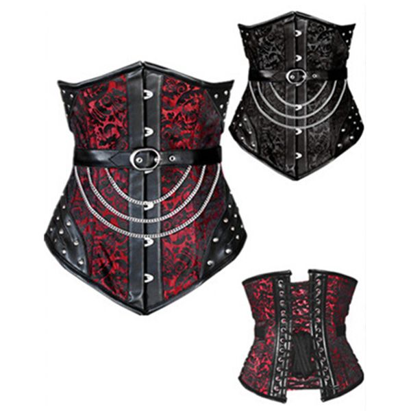 Woman Bustiers 2016 Sexy Steel Boned Corset Women Steampunk Corset Black Waist Trainer Corsets and Bustiers For Wedding Dresses Corselet Top, Black;white
Woman Bustiers 2016 Sexy Steel Boned Corset Women Steampunk Corset Black Waist Trainer Corsets and Bustiers For Wedding Dresses Corselet Top, Black;white