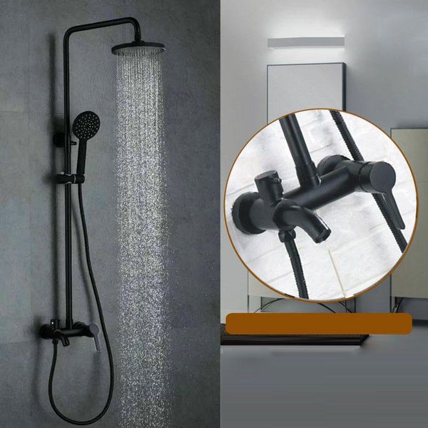 bathroom shower with round or square rainfall black set brass mixer tap single handle faucet sets
bathroom shower with round or square rainfall black set brass mixer tap single handle faucet sets