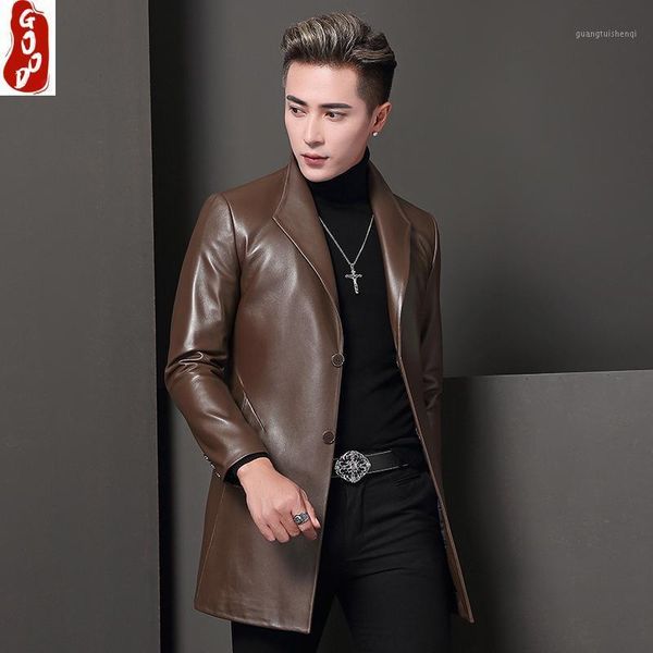 100% genuine leather jacket men winter autumn clothes 2021 streetwear slim fit real sheepskin coat long jackets t-68-8009 men's & faux, Black
100% genuine leather jacket men winter autumn clothes 2021 streetwear slim fit real sheepskin coat long jackets t-68-8009 men's & faux, Black