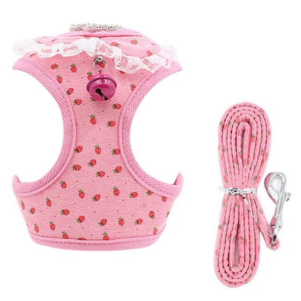 cat collars & leads dog harness leash set puppy vest for small dogs adjustable pet mesh with bell accessories
cat collars & leads dog harness leash set puppy vest for small dogs adjustable pet mesh with bell accessories