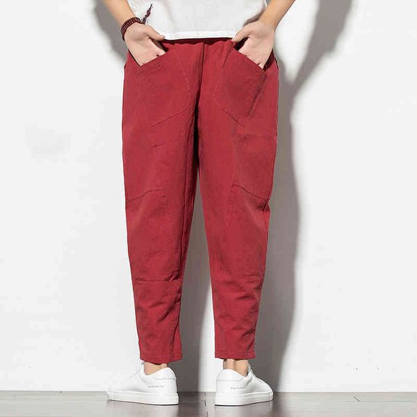 men's pants korean style harem fashion men vintage solid wide leg trousers plus size pockets drawstring waist male drop al0f, Black
men's pants korean style harem fashion men vintage solid wide leg trousers plus size pockets drawstring waist male drop al0f, Black
