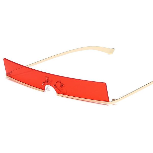 sunglasses 2021 rectangle women fashion designer red pink clear small lens personality uv400, White;black
sunglasses 2021 rectangle women fashion designer red pink clear small lens personality uv400, White;black