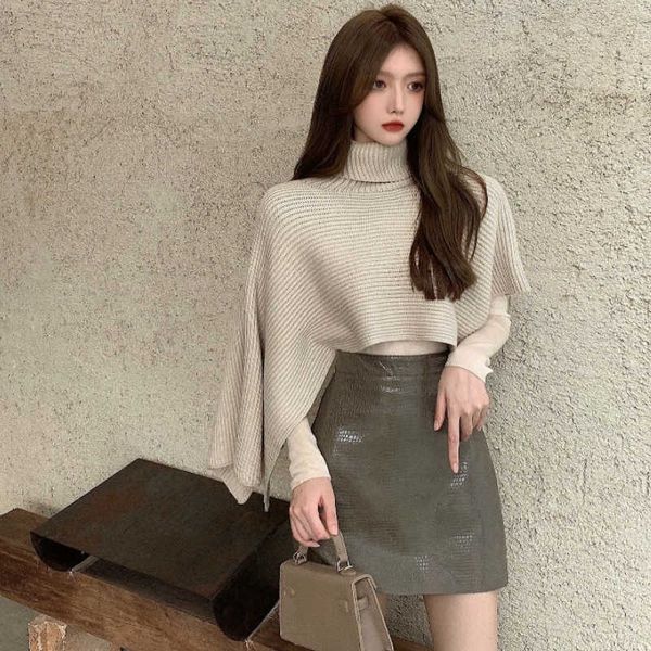 two piece dress fashion three-piece sets pu leather mini skirt + turtleneck sweater suit women autumn/winter kcf0, White
two piece dress fashion three-piece sets pu leather mini skirt + turtleneck sweater suit women autumn/winter kcf0, White