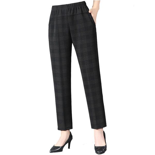 spring autumn mom casual pants female middle-aged elderly outer wear women loose lattice straight trousers for the woman women's & capr, Black;white
spring autumn mom casual pants female middle-aged elderly outer wear women loose lattice straight trousers for the woman women's & capr, Black;white