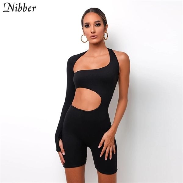 nibber casual sports hollow out skinny fitness shorts jumpsuit women fashion asymmetry long sleeve workout slim soft jumpsuit, Black;white
nibber casual sports hollow out skinny fitness shorts jumpsuit women fashion asymmetry long sleeve workout slim soft jumpsuit, Black;white
