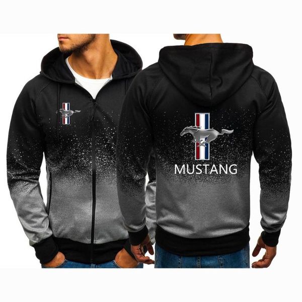 men's hoodies & sweatshirts 2021 mustang spring autumn print zipper jackets man casual gradient color coats, Black
men's hoodies & sweatshirts 2021 mustang spring autumn print zipper jackets man casual gradient color coats, Black