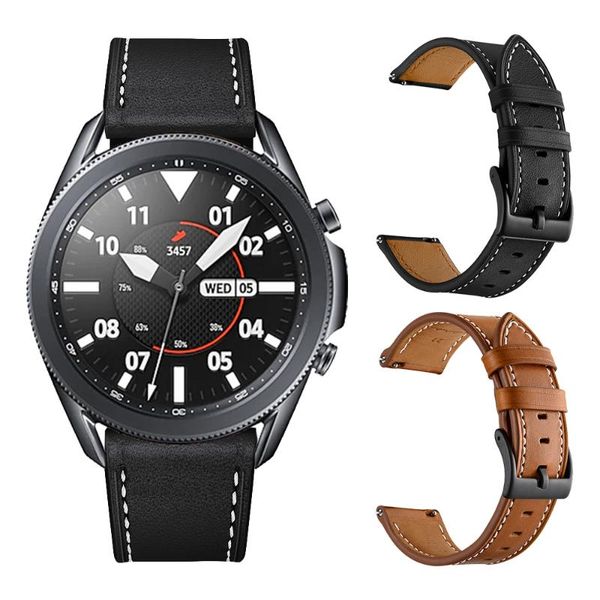 watch bands black brown leather strap for samsung watch3 active 2 replace bracelet galaxy 3 45mm 41mm wrist band watchband
watch bands black brown leather strap for samsung watch3 active 2 replace bracelet galaxy 3 45mm 41mm wrist band watchband