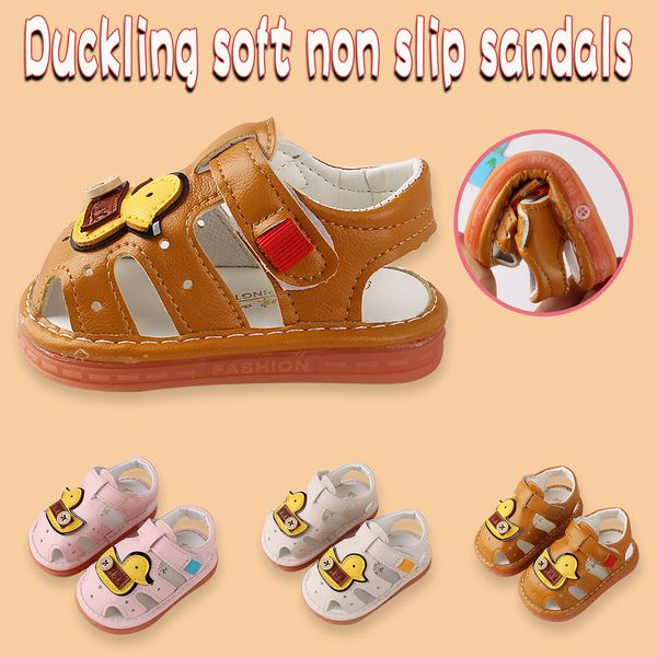sandals sandalias girls kids shoes toddlers baby with sound cartoon animal soft anti-slip breathable sandales, Black;red
sandals sandalias girls kids shoes toddlers baby with sound cartoon animal soft anti-slip breathable sandales, Black;red